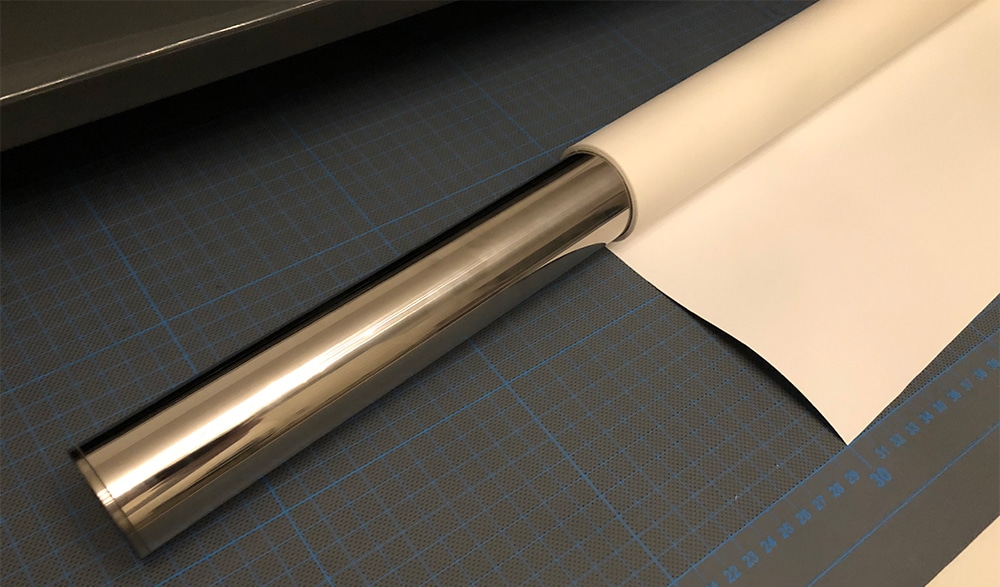 Straighten roll paper – DeRoller self-made